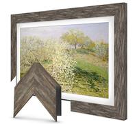 Frame My TV Cornice per TV Deco - Cornice intelligente in legno invecchiato compatibile solo con Samsung The Frame TV (chip a colori da 3 pollici)