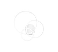 Plafoniera Moderna Frame Metallo Bianco Led 41W 3000K Luce Calda