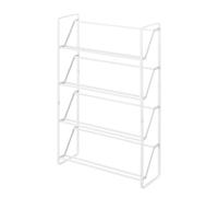 Frame - Scarpiera a 4 ripiani, colore: Bianco