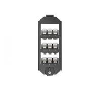 Frame set, 3-level for 9x Keystone Jacks Suitable for OBO-Ackermann GES9