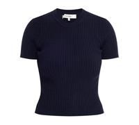 Frame - The Fine Cable Tee - - Tops - Donna - Blu - S