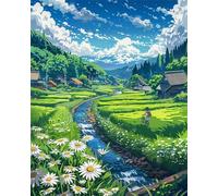 Frameless Campi Paesaggio puzzle,Puzzle 700 pezziArte per Adulti e Ragazzi,Puzzles Classico per Adulti e Bambini dai 3 anni,Idea Regalo Uomo e Donna