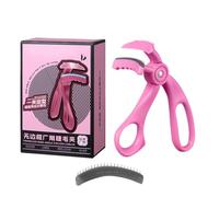 Frameless Eyelash Curler - Wide Angle Lash Lifting Tool, Extra Refill Pads