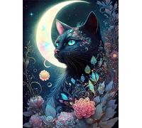 Frameless Gatti Fiori puzzle,Puzzle 1200 pezziArte per Adulti e Ragazzi,Puzzles Classico per Adulti e Bambini dai 3 anni,Idea Regalo Uomo e Donna