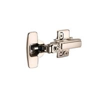 Frameless Half Overlay Soft Close Cabinet Hinges Speed Control Clip-On 45~110° 10pcs