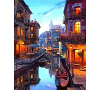 Frameless Nave veneziana puzzle,Puzzle 700 pezziArte per Adulti e Ragazzi,Puzzles Classico per Adulti e Bambini dai 3 anni,Idea Regalo Uomo e Donna