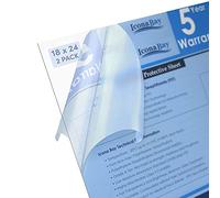 Framemaster 24 x 36 foglio di plastica flessibile per poster Frame, protezione, fai da te progetto 2 Pack 18x24