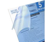 Framemaster 24 x 36 foglio di plastica flessibile per poster Frame, protezione, fai da te progetto Confezione da 5 24x36