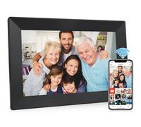 Frameo 10,1 pollici, cornice digitale WLAN 1280 x 800 HD IPS touchscreen, 32 GB, rotazione automatica dell'immagine, supporta il montaggio a parete, Frameo APP per condividere foto e video in