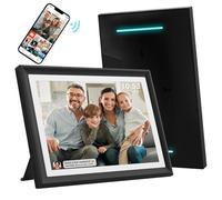 FRAMEO 32GB 10.1 Pollici WiFi Digital Photo Frame con luce LED, 1280x800 HD IPS LCD Touch Screen, Auto-Rotazione Ritratto e Paesaggio, 32GB di Storage, Condividi Momenti istantaneamente tramite Frameo