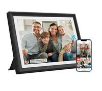 FRAMEO 32GB 10.1 Pollici WiFi Digital Photo Frame con luce LED, 1280x800 HD IPS LCD Touch Screen, Auto-Rotazione Ritratto e Paesaggio, 32GB di Storage, Condividi Momenti istantaneamente tramite Frameo