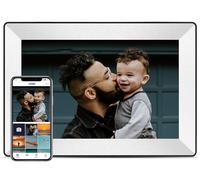 FRAMEO Cornice Digitale 10.1 "WiFi Digital Photo Frame 1280 * 800 IPS HD Touch Screen a Colori easyto Set 32GB di Memoria Gratuita Condividi foto e video tramite l'app FRAMEO sempre e ovunque
