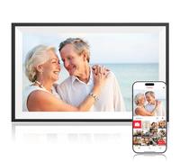 Frameo Cornice digitale da 15,6 pollici, grande cornice digitale WiFi, touchscreen IPS FHD 1920 x 1080, 32 GB, condivisione istantanea di immagini, video, cornice elettronica, regalo per mamma