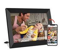 FRAMEO - Cornice digitale Smart WiFi, 10,1 pollici, 1280 x 800 cm, con schermo LCD IPS touchscreen, montaggio a parete, regalo per genitori, coppie sposate, amici/familiari tramite l'app Frameo