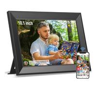 Frameo - Cornice digitale Smart WiFi, con touch screen HD IPS da 10,1 pollici, rotazione automatica, invia foto da qualsiasi luogo tramite l'app Frameo, ottimo regalo per mamma e donna
