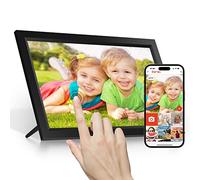 Frameo Cornice digitale Wi-Fi Tibuta da 15,6 pollici, touch screen IPS 1366 x 768, cornice elettronica, rotazione automatica, montaggio a parete, può visualizzare foto e video tramite APP