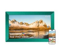 Frameo Cornice Digitale WiFi Aurora 15.6" 32GB Touchscreen IPS FHD | Si Adatta a Ogni Arredamento Tiene Famiglia e Amici Sempre Connessi via Frameo Un Regalo Speciale per Conservare i Ricordi