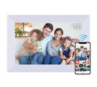 Frameo - Cornice digitale WiFi da 10,1", 1280 x 800 HD, IPS, touch screen, elettronica, memoria da 32 GB, rotazione automatica, montaggio a parete, cornice digitale per condividere foto e video