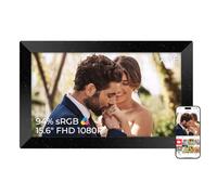 Frameo Cornice Digitale WiFi Stardust Black 15.6" 32GB Touchscreen IPS FHD | Si Adatta a Ogni Arredamento Tiene Famiglia e Amici Sempre Connessi via Frameo Un Regalo Speciale per Conservare i Ricordi