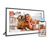 Frameo - Cornice per foto digitale da 15,6 pollici, 32 GB, touch screen HD 1920 x 1080 IPS, da tavolo e da parete, per compleanno, matrimonio, regalo per uomo/donna/coppie/padre/mamma/nonni