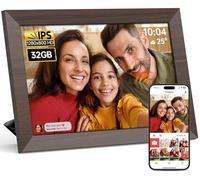 Frameo - Cornice per foto digitale WiFi, 10,1 pollici, 1280 × 800 HD IPS Touch Screen 32 GB di archiviazione a rotazione automatica Cloud Photo Frames Slideshow, condividi foto video in remoto con