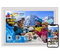 FRAMEO Digital Photo Frame,10.1" IPS Touch Screen Smart WiFi Digital Picture Frame with 32GB Storage,Easy Setup to Share Photos or Videos via Frameo APP,Smart Motion Sensor,Auto-Rotate, Wall Mountable