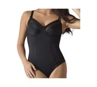 Frames Body contenitivo in microfibra con inserti in tulle senza ferretto Coppa C Art. B485 (Nero, 6)