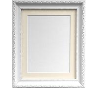 Frames by Post, Cornice Fotografica Stile Shabby Chic, plastica, White, 10 x 8 Image Size 7 x 5 Inches
