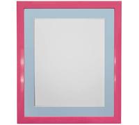 FRAMES BY POST - Cornice portafoto Rosa con passepartout Blu, Dimensioni: 40,6 x 30,5 cm, 30,5 x 25,4 cm