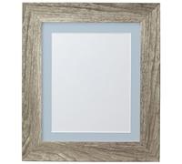 FRAMES BY POST Hygge Bear Creek Photo Poster Frame, plastica, Grey Ash, 40 x 30 cm Image Size 12 x 10 Inches
