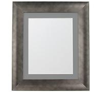 FRAMES BY POST Hygge Bear Creek Photo Poster Frame, plastica, Pewter, 20 x 20 Inches Image Size 40 x 40 cm