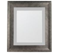FRAMES BY POST Hygge Bear Creek Photo Poster Frame, plastica, Pewter, 45 x 30 cm Image Size 14 x 8 Inches