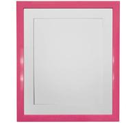 FRAMES BY POST portafoto con Cornice, 20 x 36 cm, Dimensioni: 35 x 20 cm, Colore: Rosa, Supporto Bianco, e Moun