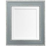 FRAMES BY POST Scandi - Cornice per foto con supporto bianco e bordo di supporto, 30 x 50 cm, colore: Blu