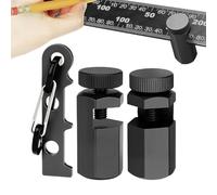 Framing Stair Gauge, Precision Layout Attachment Tool, Square Stop Jig for Woodworking, Men Husband Dad Grandpa, Workshop Measuring Tool for Accurate Stair Cuts and Layout