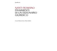Frammenti di un dizionario giuridico