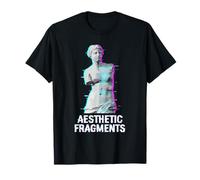 Frammenti estetici Glitch Statue Vaporwave Retro Art Maglietta