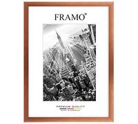 FRAMO 35mm Cornice per Immagini 98 x 51 cm | Rame | Cornice in MDF Fatta a Mano con lastra di Vetro Artificiale antiriflesso a Prova di Rottura e Robusta Parete Posteriore in MDF