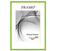 FRAMO Cornice foto 29,7 x 42 cm (DIN A3) in legno massello | Chiaro Verde lucido | Colore/dimensione selezionabile | cornici per manifesti | Puzzle | Poster | N°120