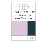 Fran Mason Historical Dictionary of Postmodernist Literature (Copertina rigida)