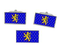 Franca Contea Bandiera Gemelli E Fermacravatta Set