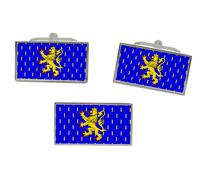 Franca Contea Bandiera Gemelli E Fermacravatta Set