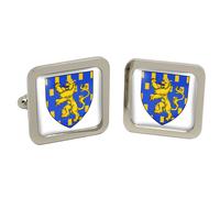 Franca Contea (Francia) Quadrato Gemelli IN Cromo Scatola