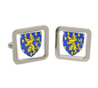 Franca Contea (Francia) Quadrato Gemelli IN Cromo Scatola