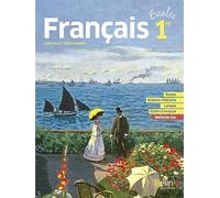 Français 1re Escales: Manuel élève 2019