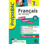 Français Bac techno 1re techno: avec les oeuvres au programme 2026-2027: 41
