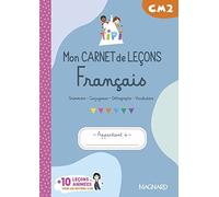 Français CM2 Mon carnet de leçons Tipi: Cahier de l'élève