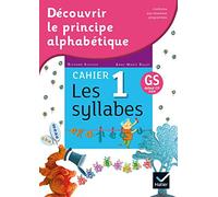 Français GS début CP ASH Découvrir le principe alphabétique: Cahier 1, Les syllabes