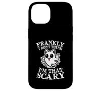 Francamente I Dont Think Im That Scary Cute Ghost Cat Halloween Custodia per iPhone 14