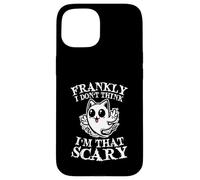 Francamente I Dont Think Im That Scary Cute Ghost Cat Halloween Custodia per iPhone 15